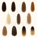 Colored crochet Human hair
