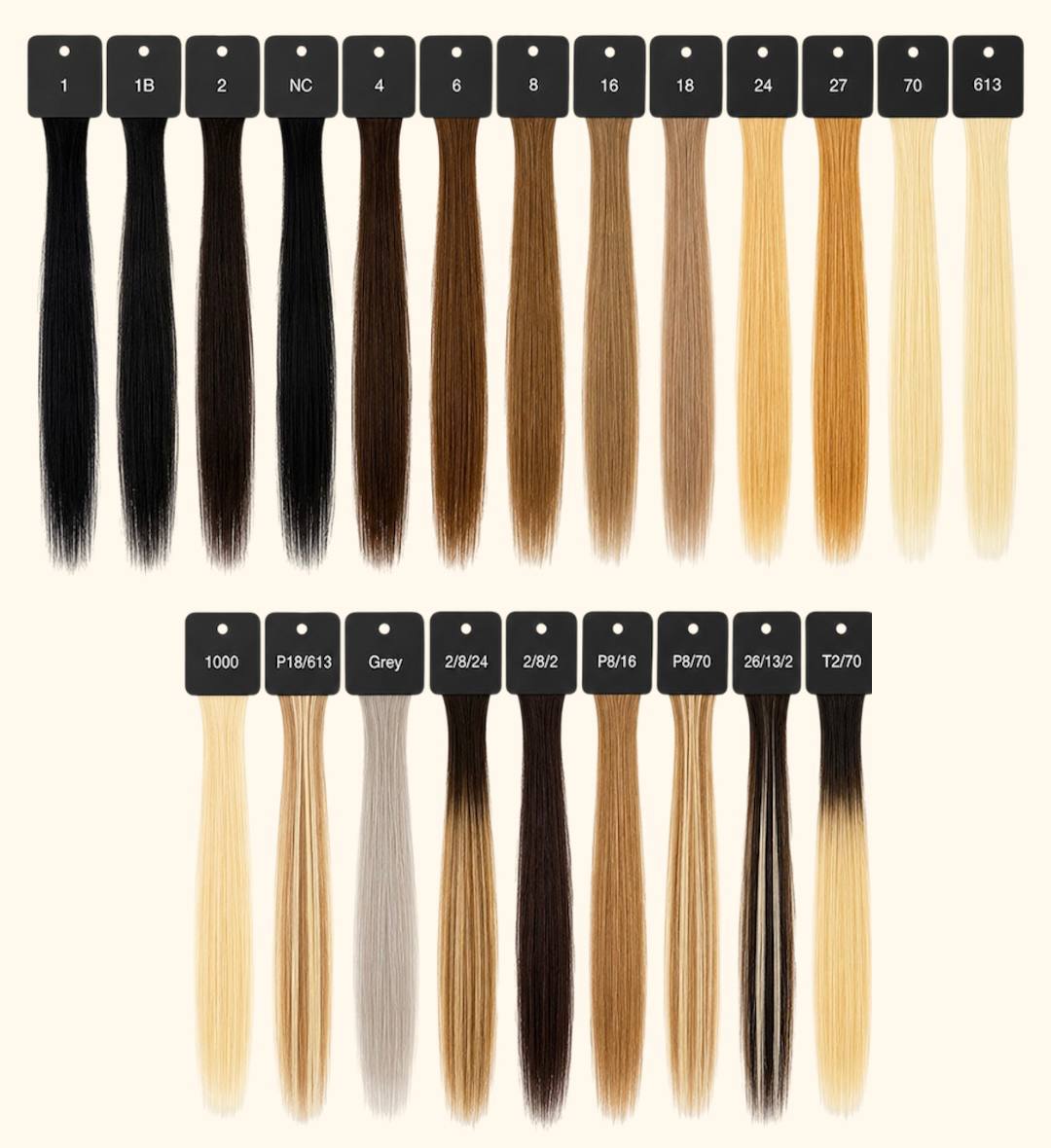 Colored crochet Human hair