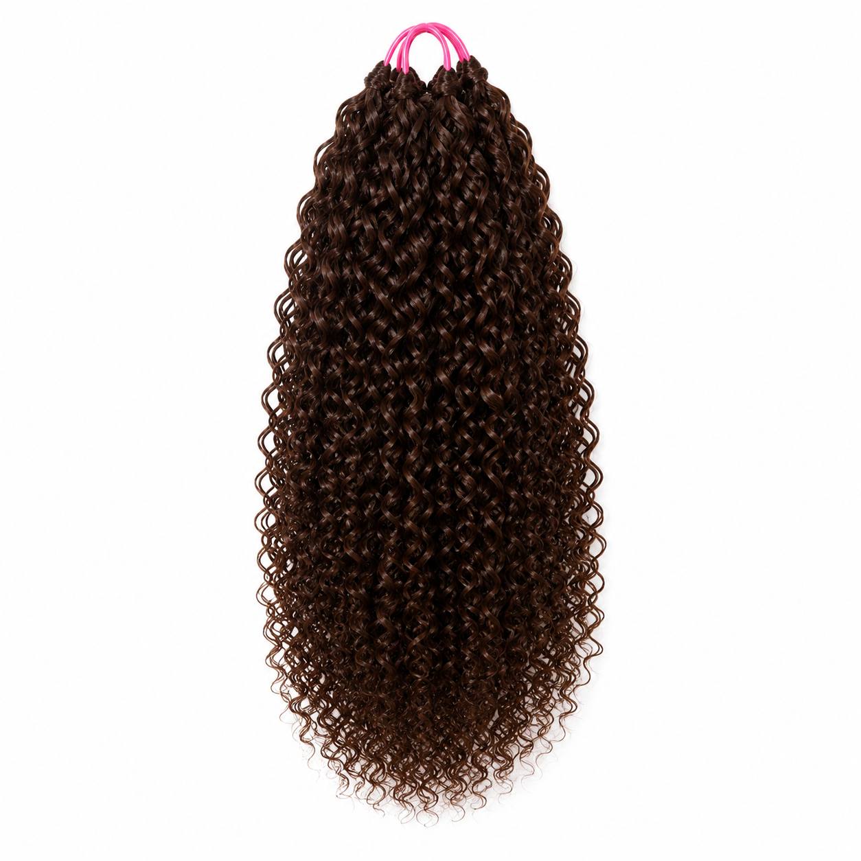 Colored crochet Human hair