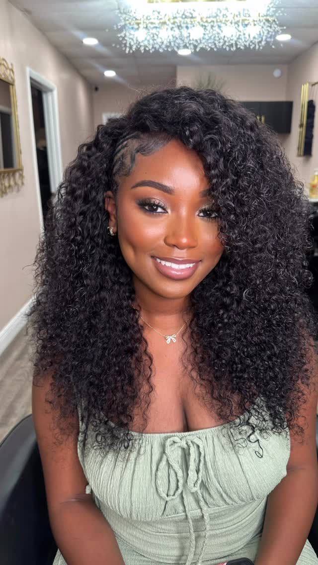 Burmese Curly Crochet Human hair