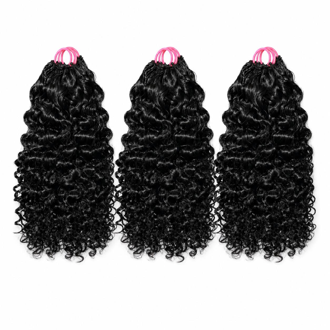 Pixie Curly Crochet human hair