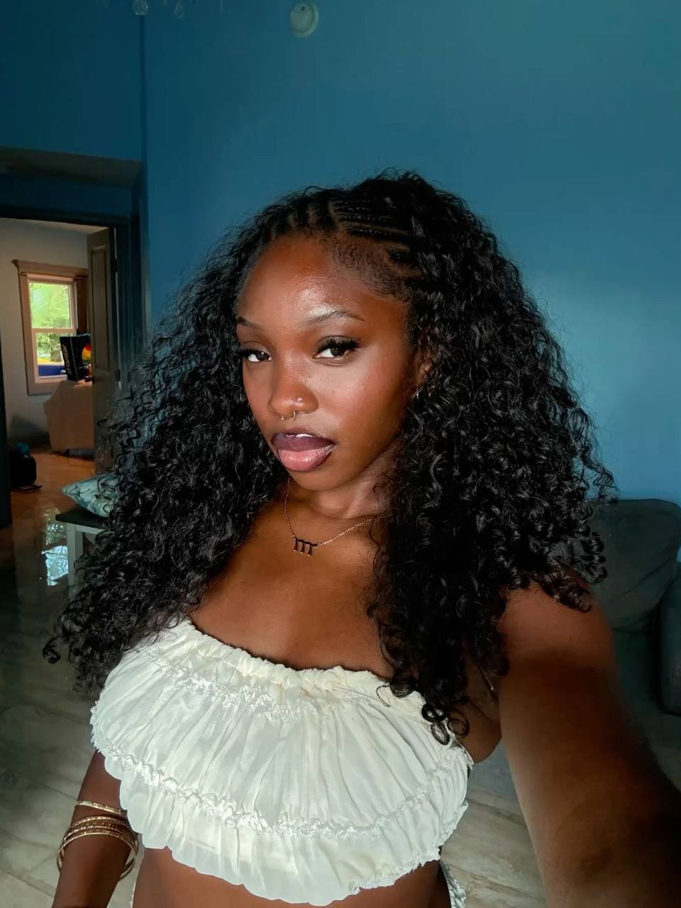 Pixie Curly Crochet human hair