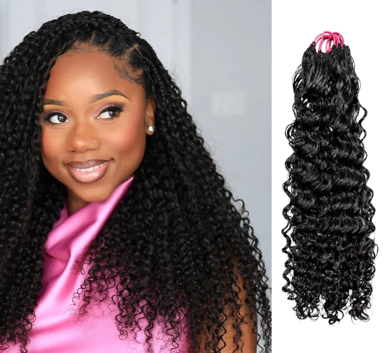 Burmese Curly Crochet Human hair