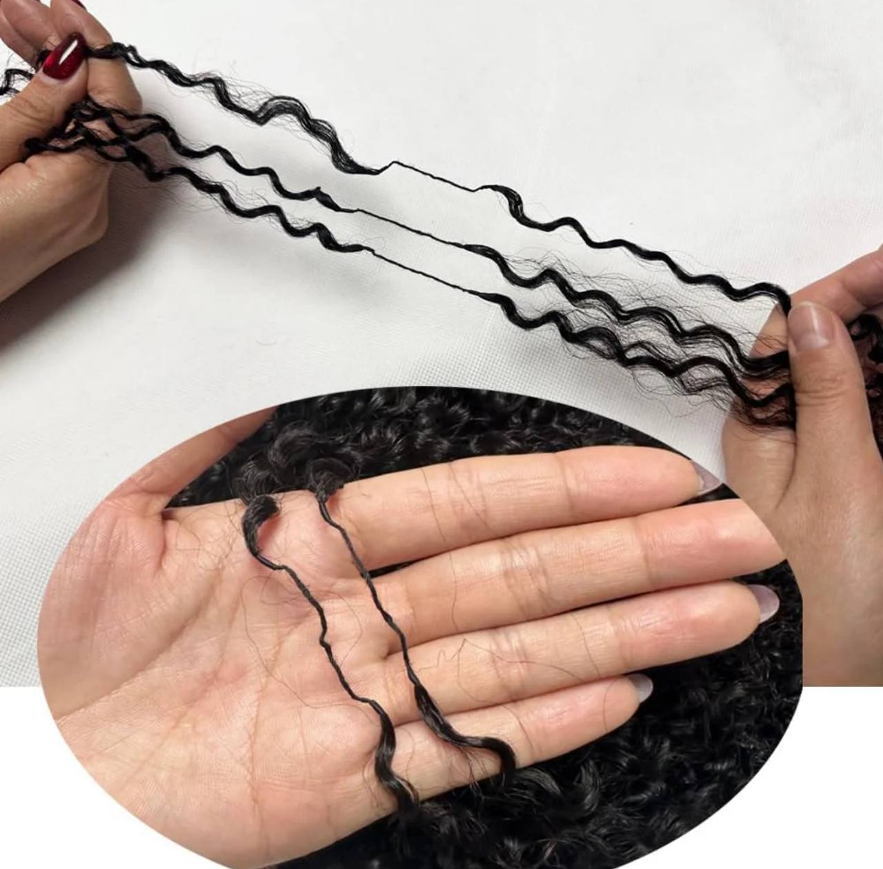 Water wave Crochet human hair
