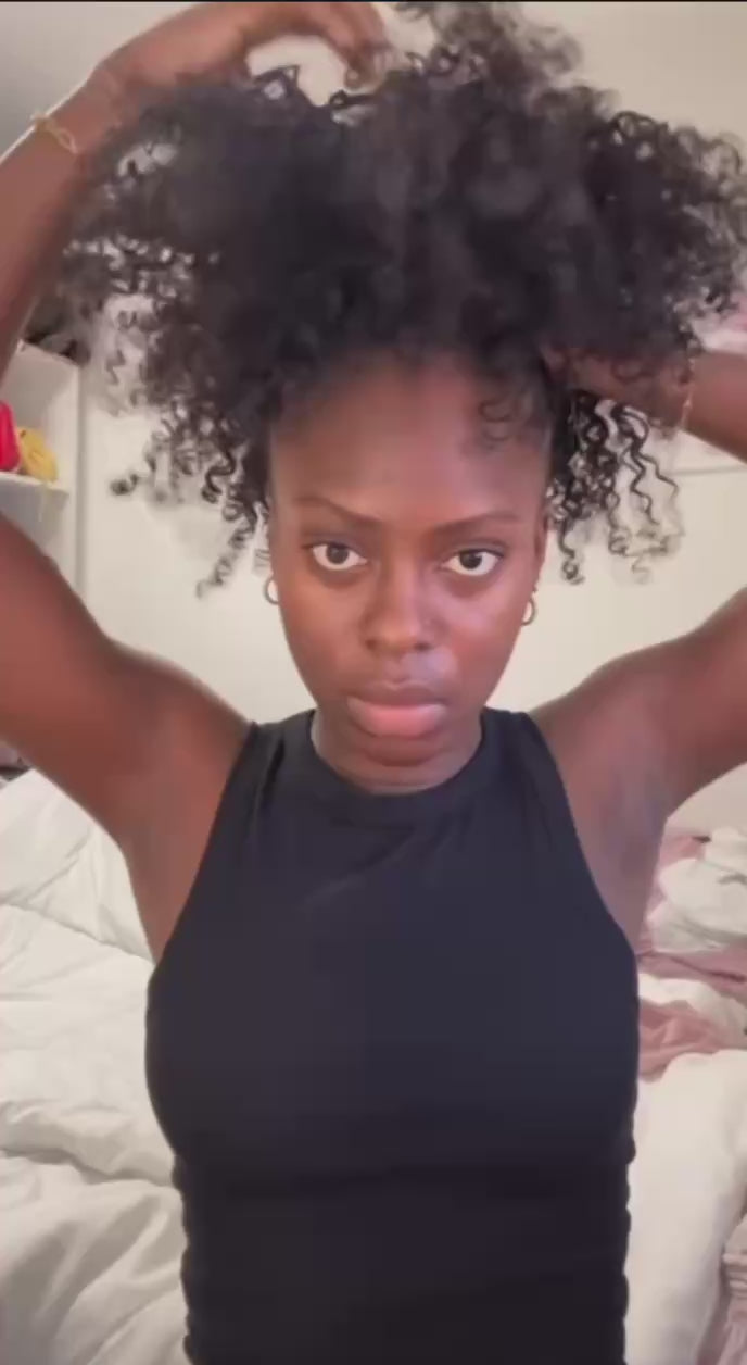 Water Curly Crochet Human hair